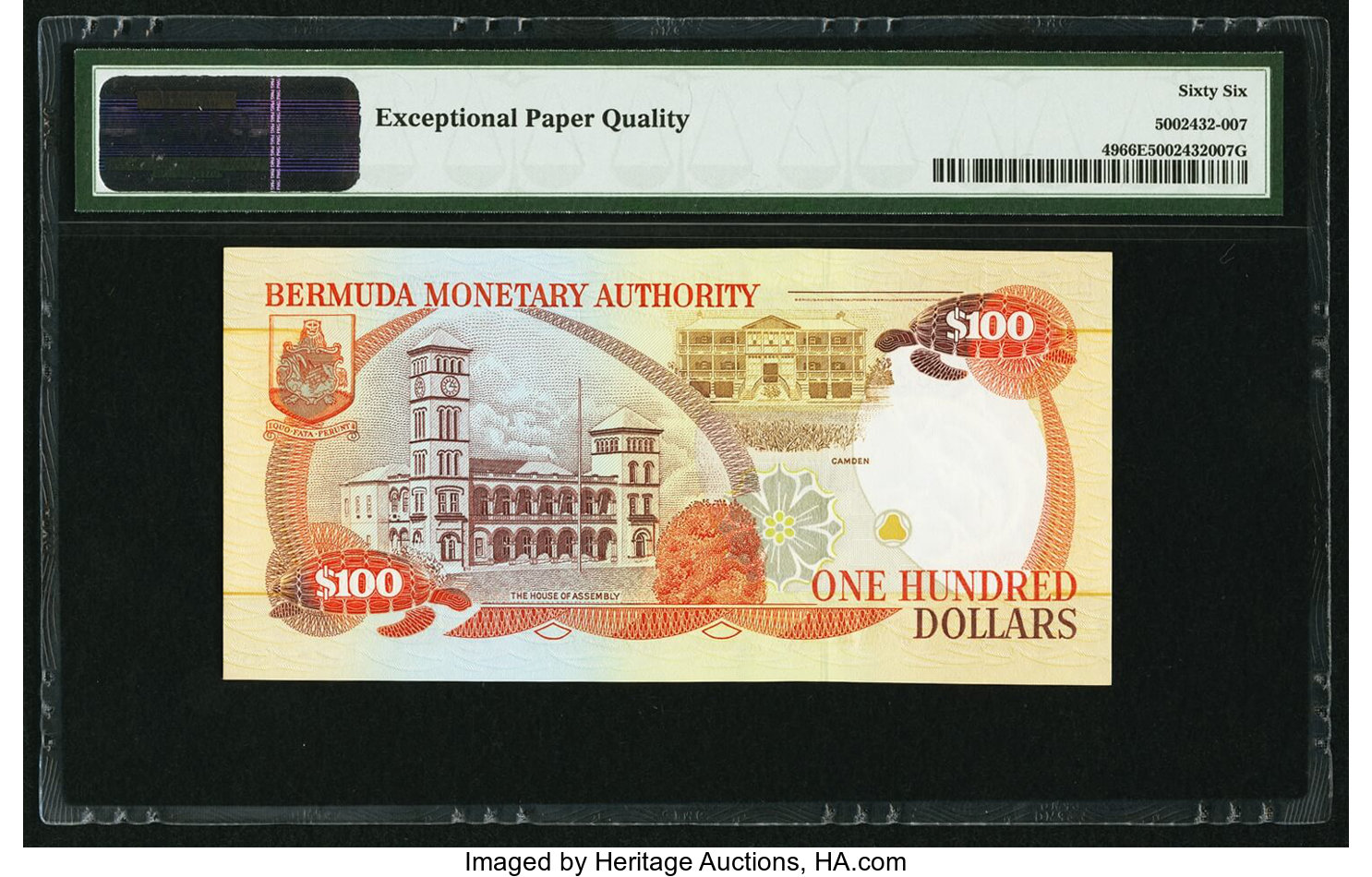 image for: Bermuda  100 dollars (B221b)
