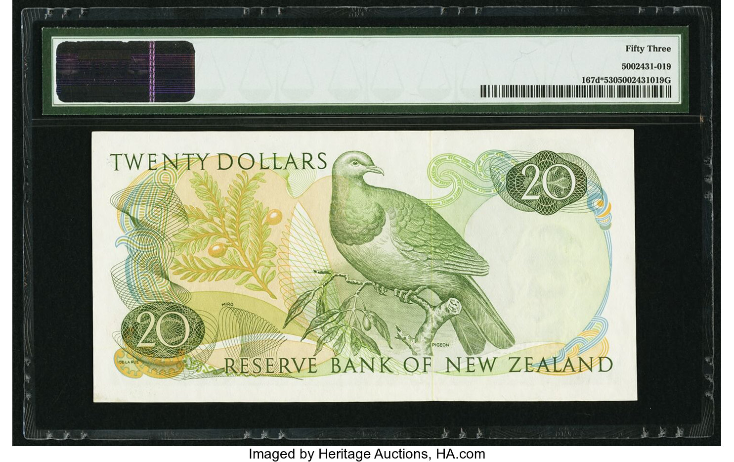 image for: New Zealand  20 dollars (B114dz)