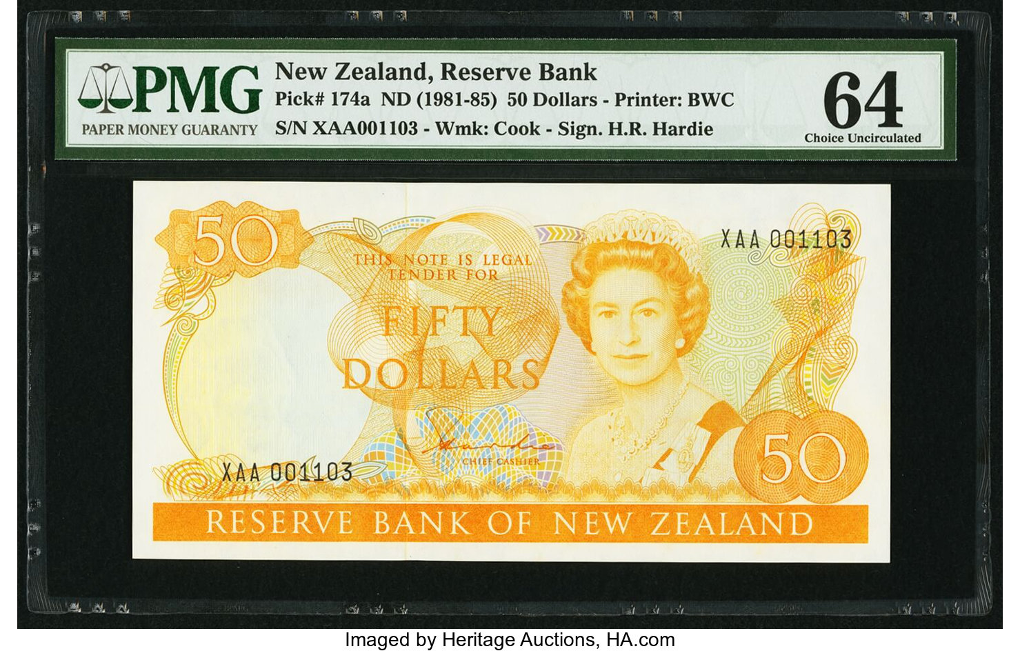 image for: New Zealand  50 dollars (B121ap)