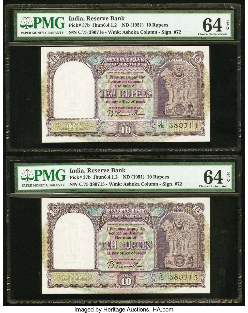 image for: India  10 rupees (B219b)
