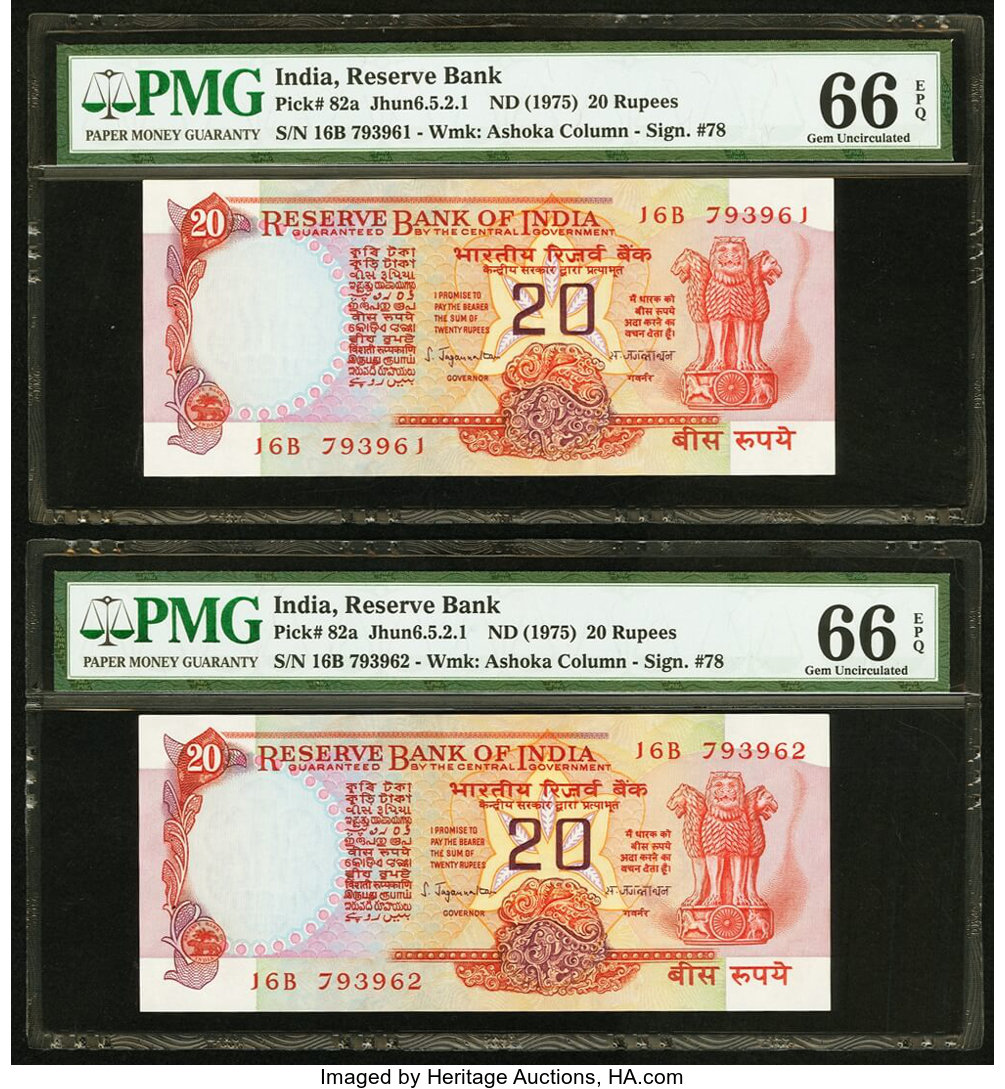 image for: India  20 rupees (B263c)