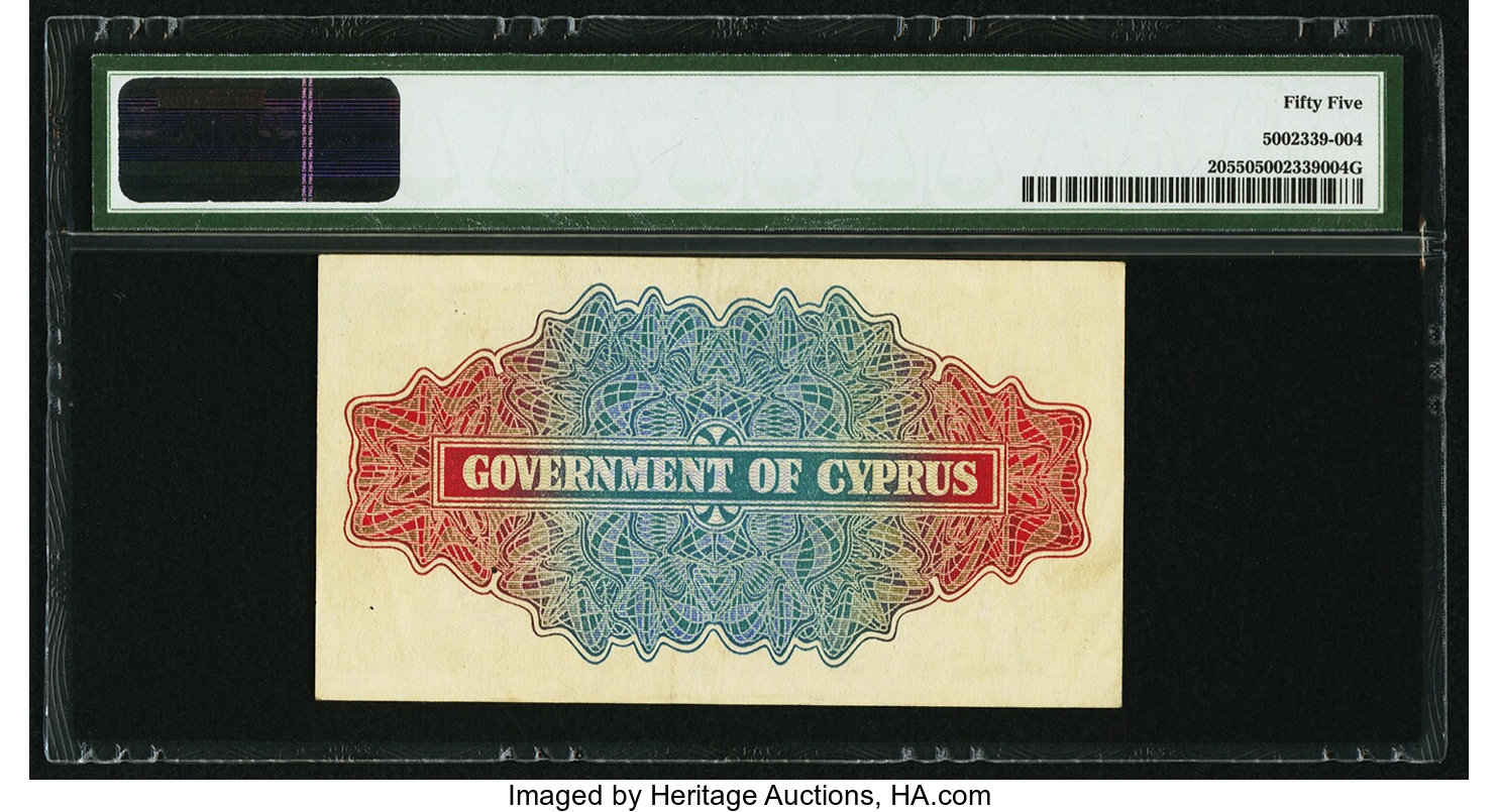 image for: Cyprus  1 shilling (B120a)