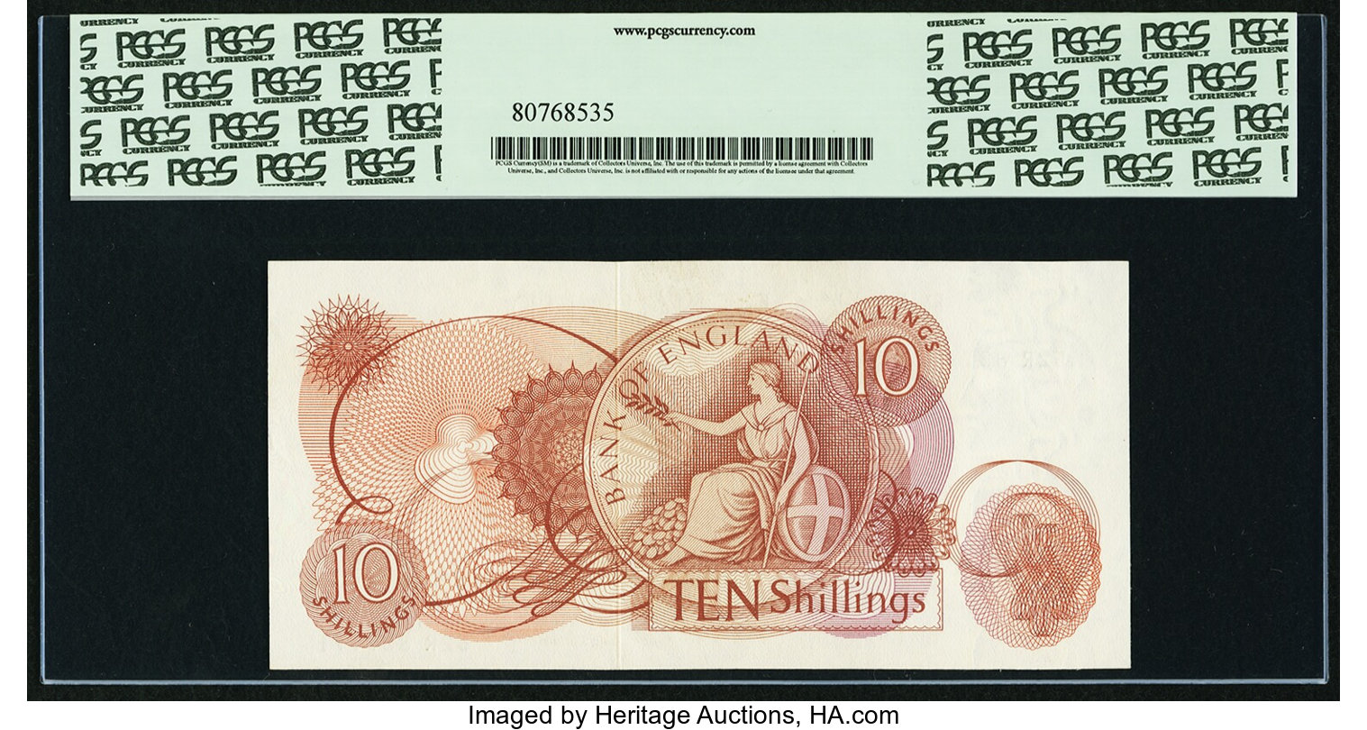 image for: United Kingdom  10 shillings (B179z)