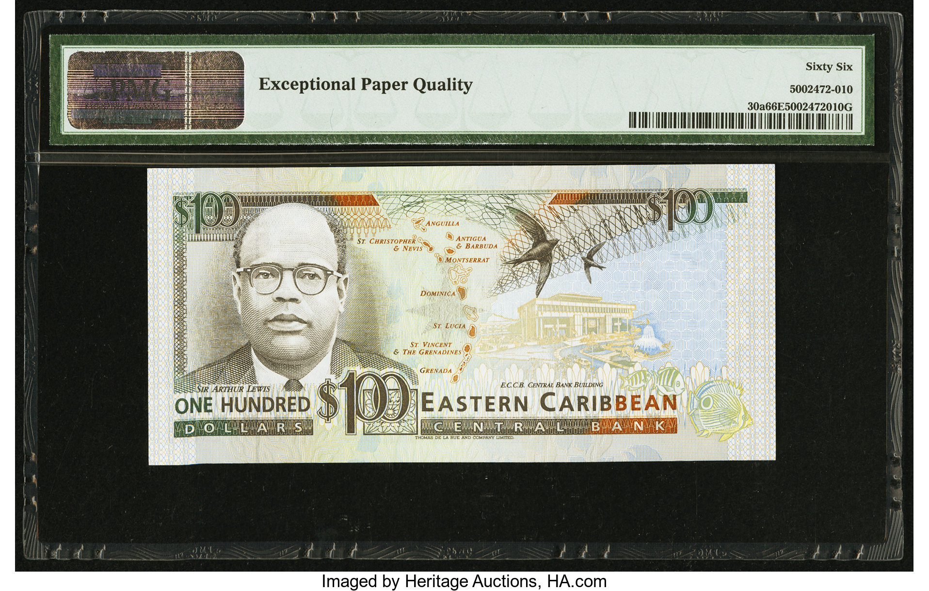 image for: East Caribbean States  100 dollars (B214v)