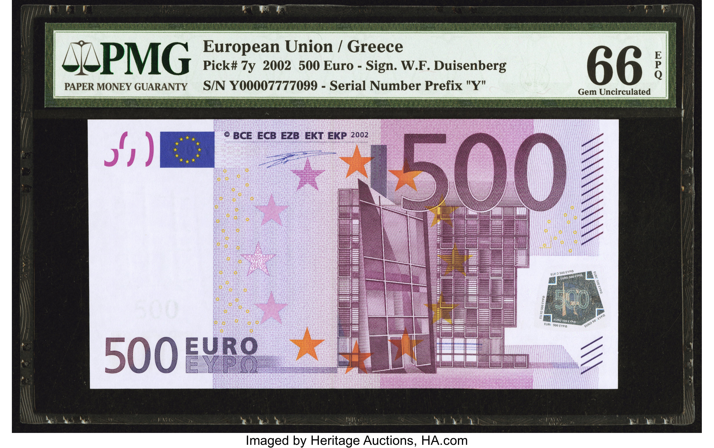 image for: European Monetary Union  500 euro (B107v1)