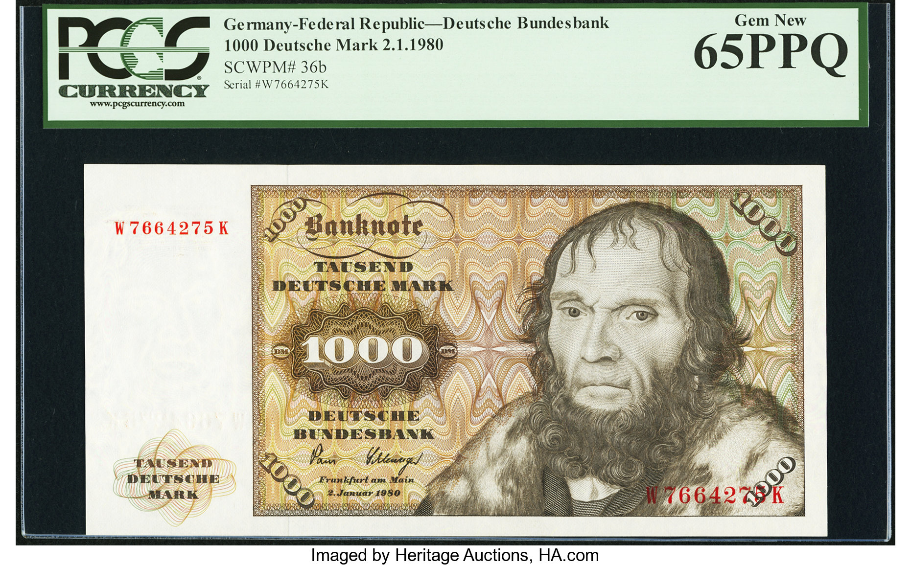 image for: Germany, Federal Republic of  1,000 deutsche mark (B207b)