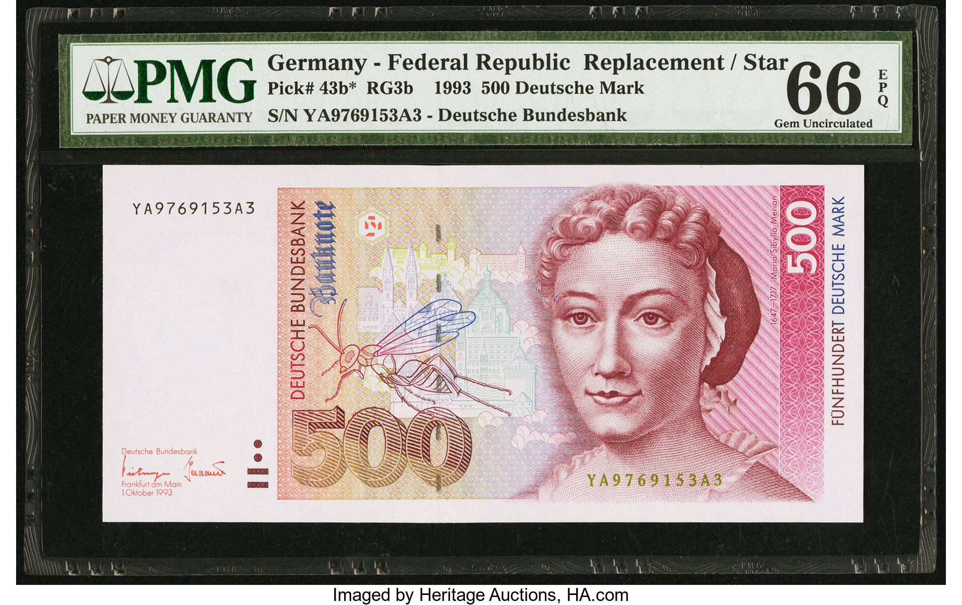 image for: Germany, Federal Republic of  500 deutsche mark (B228as2)