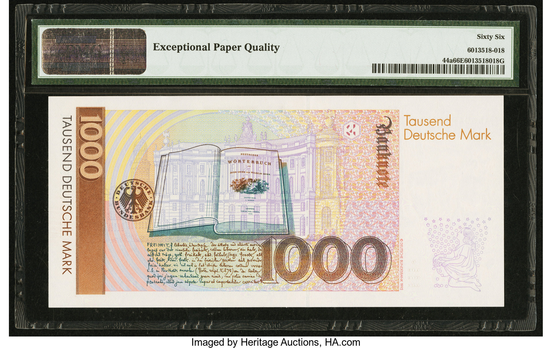 image for: Germany, Federal Republic of  1,000 deutsche mark (B229as)