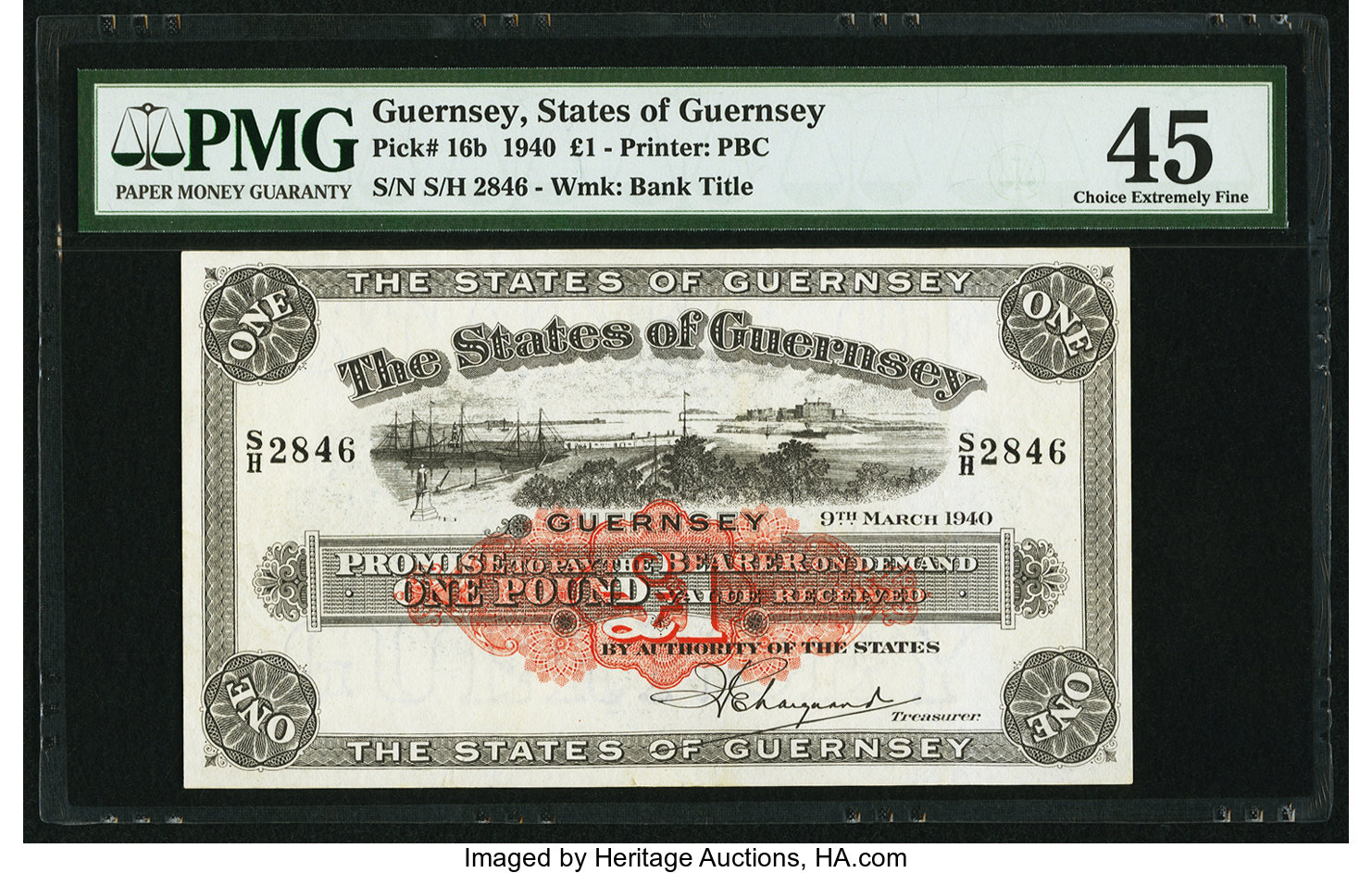 image for: Guernsey  1 pound (B126j)