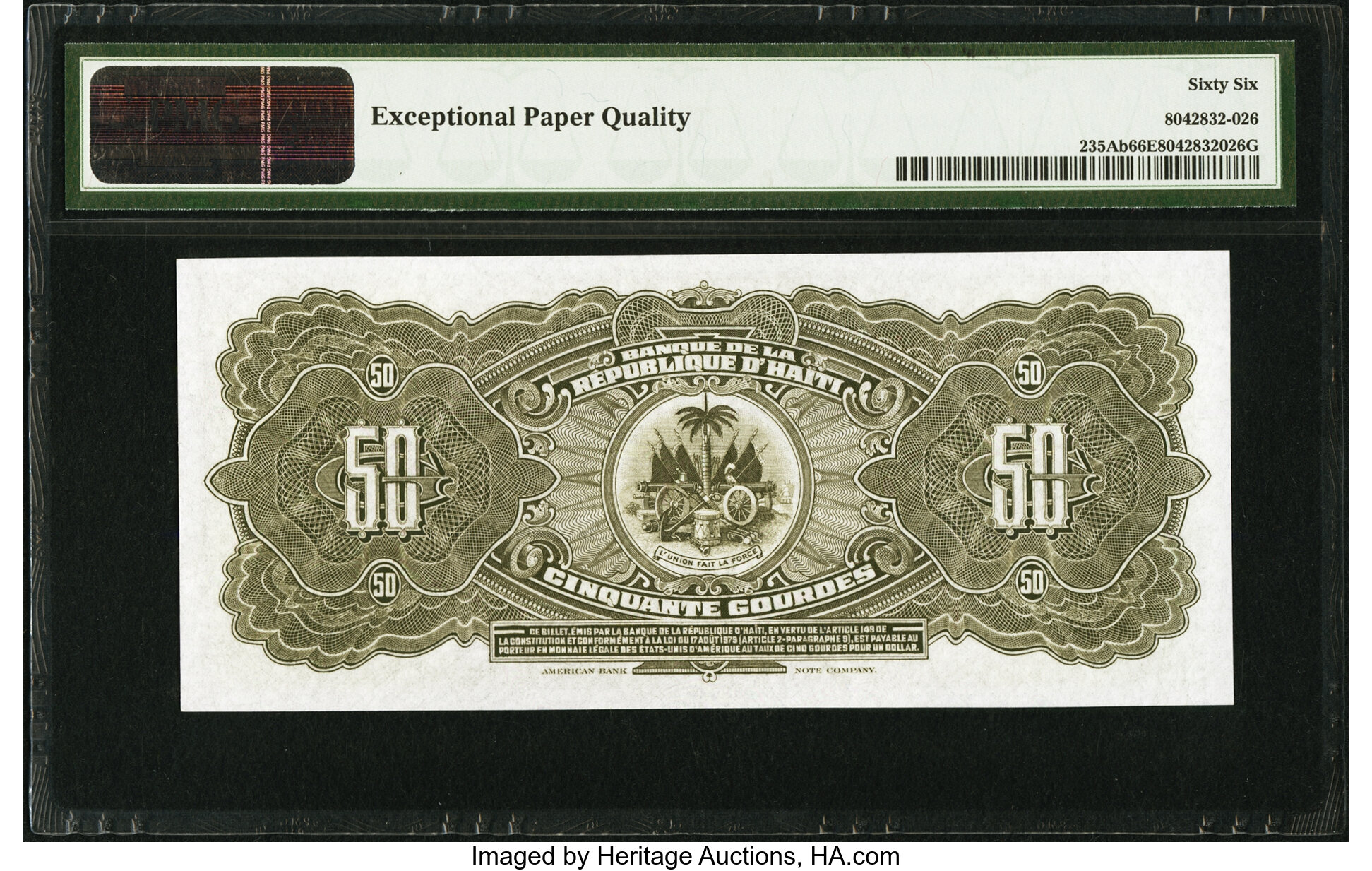 image for: Haiti  50 gourdes (B806as2)