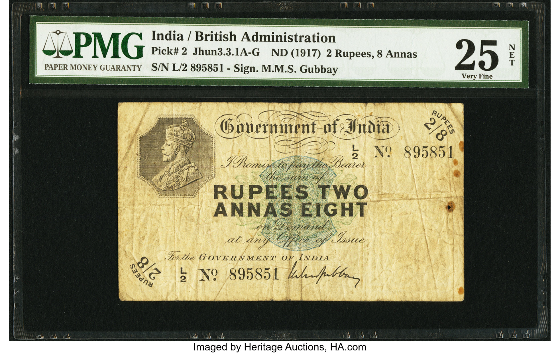 image for: India  2 rupees 8 annas(B136a8s)