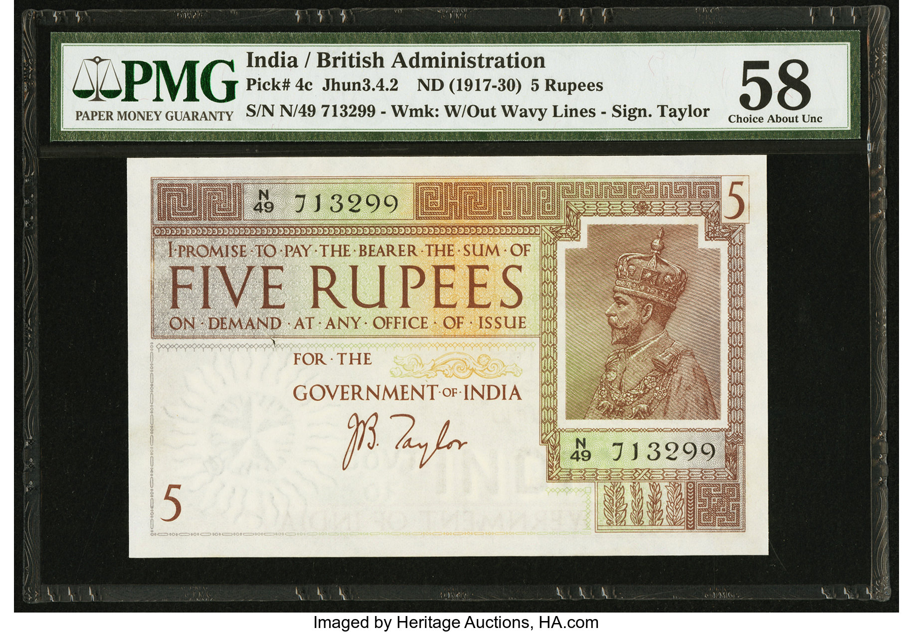 image for: India  5 rupees (B138c)