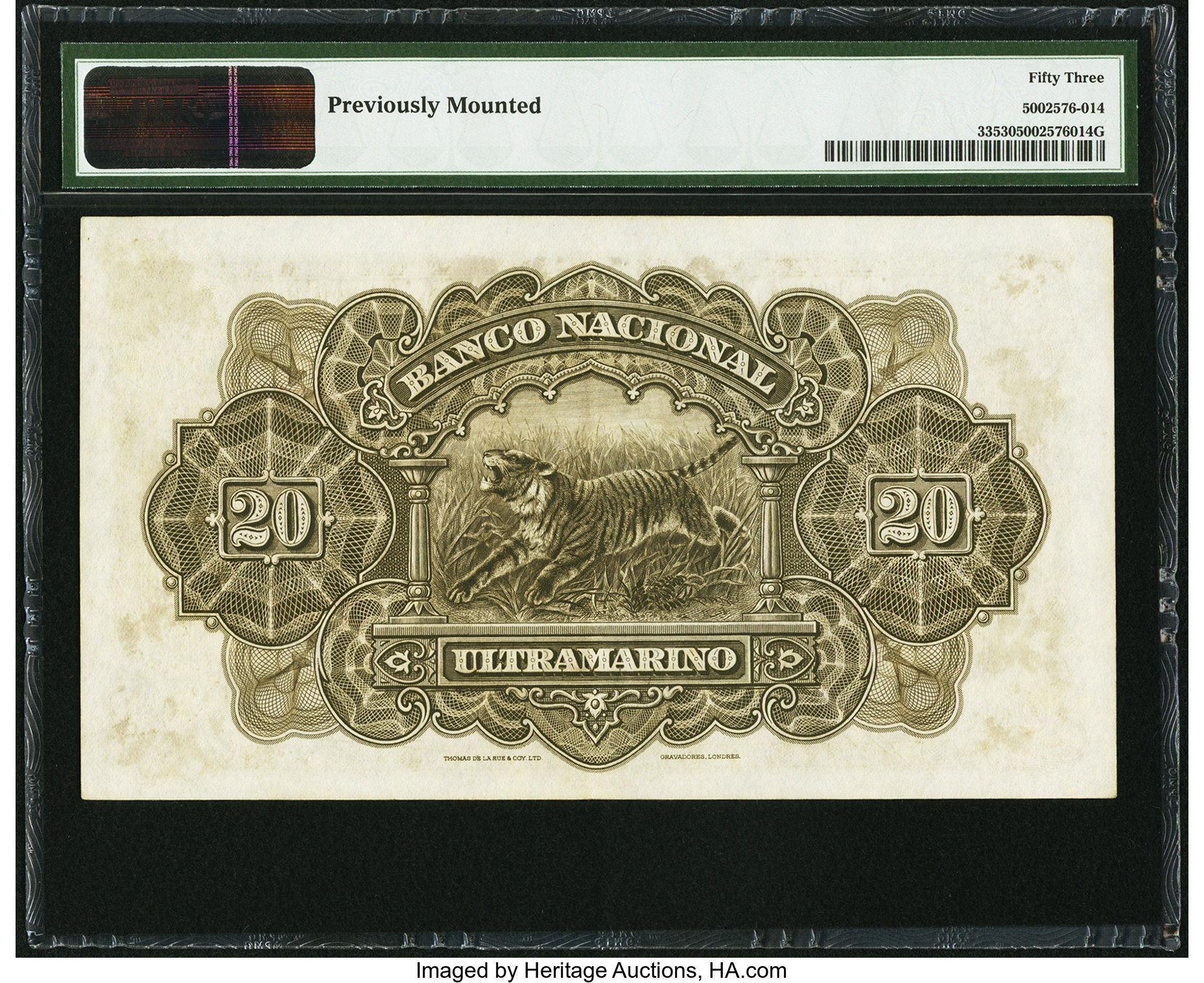 image for: Portuguese India  20 rupias(B321e)