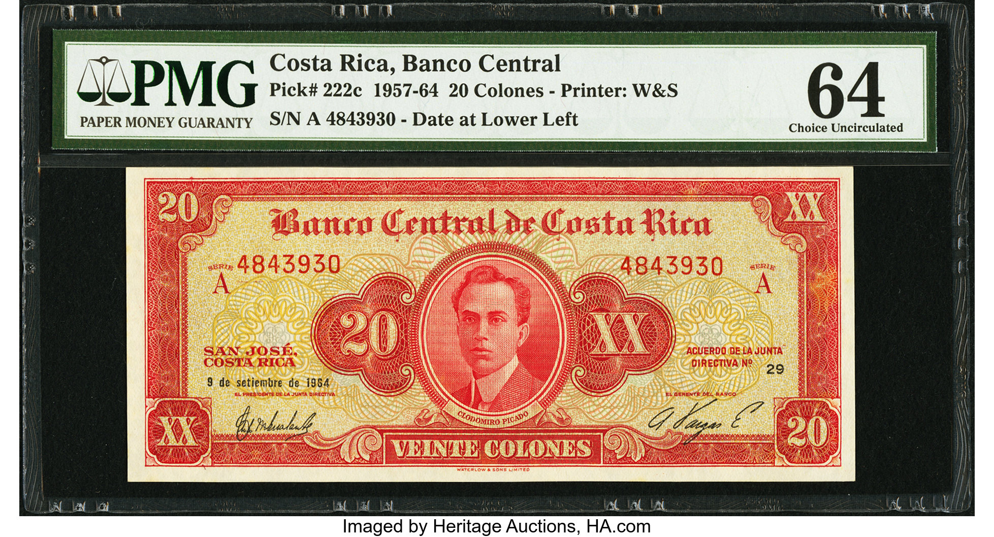 image for: Costa Rica  20 colones(B512k)