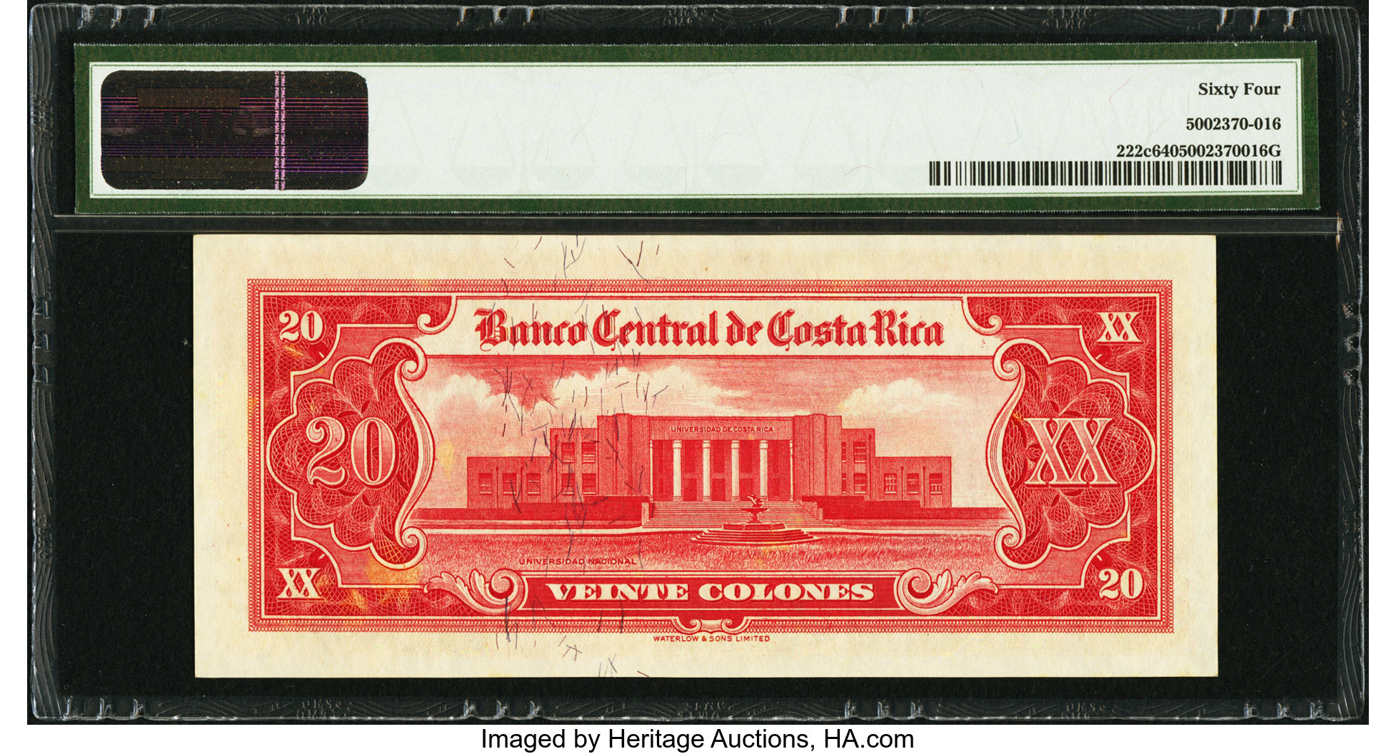 image for: Costa Rica  20 colones(B512e)