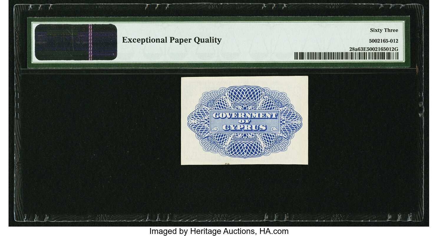 image for: Cyprus  3 piastres (B128b)