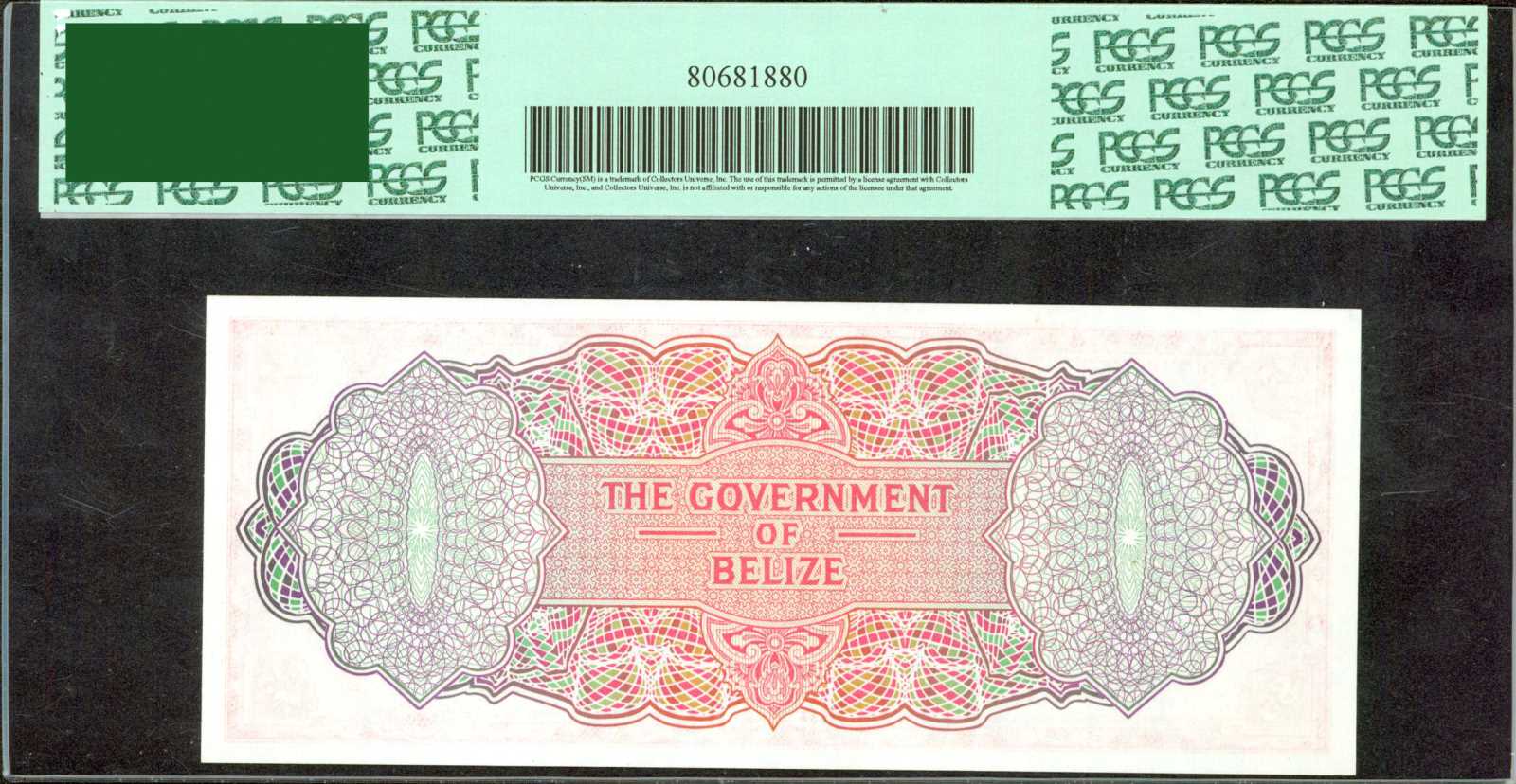 image for: Belize  5 dollars (B103t)