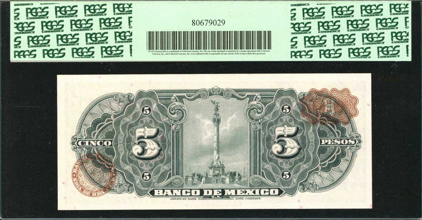 image for: Mexico  5 pesos (B622e)