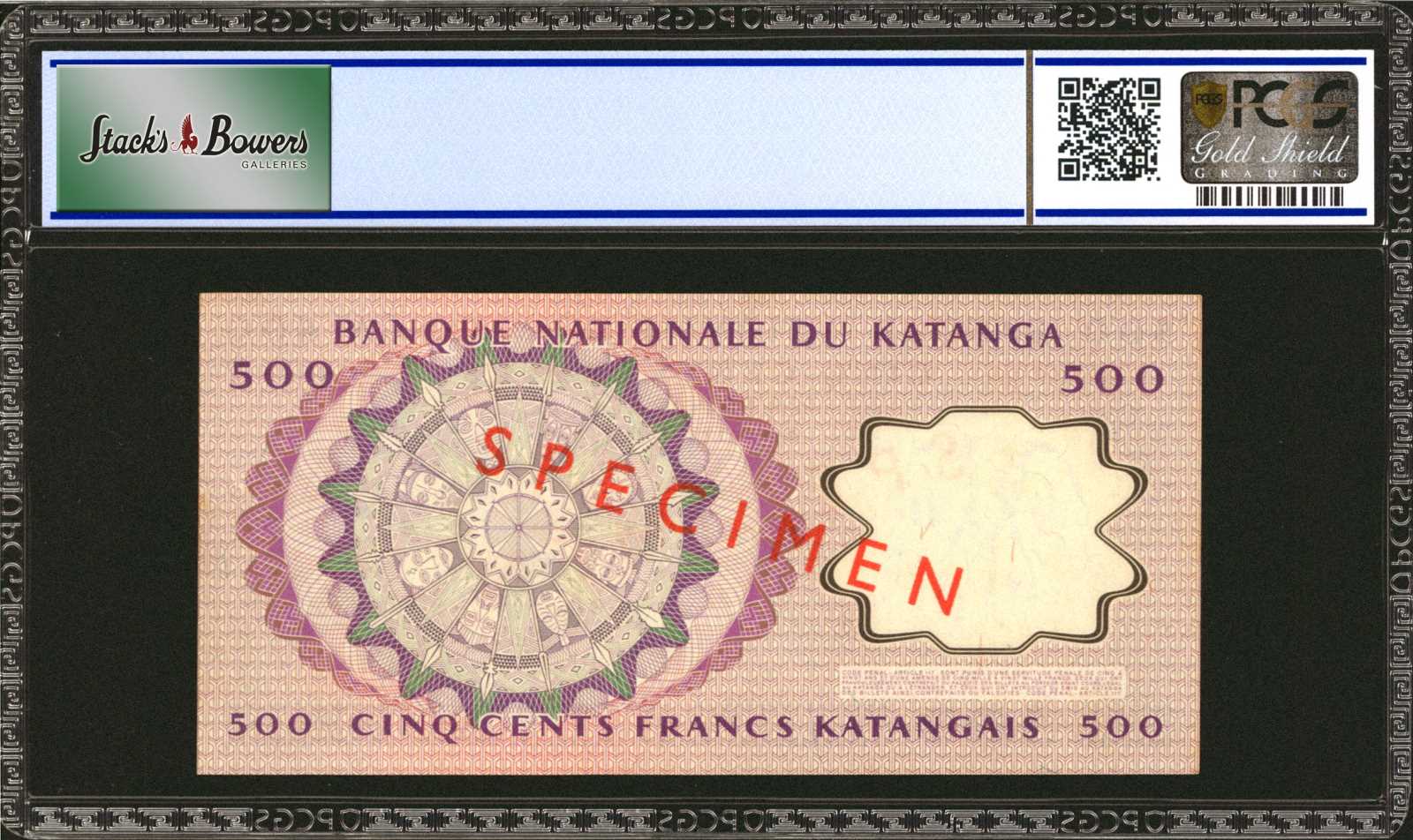image for: Katanga  500 francs(B210as)