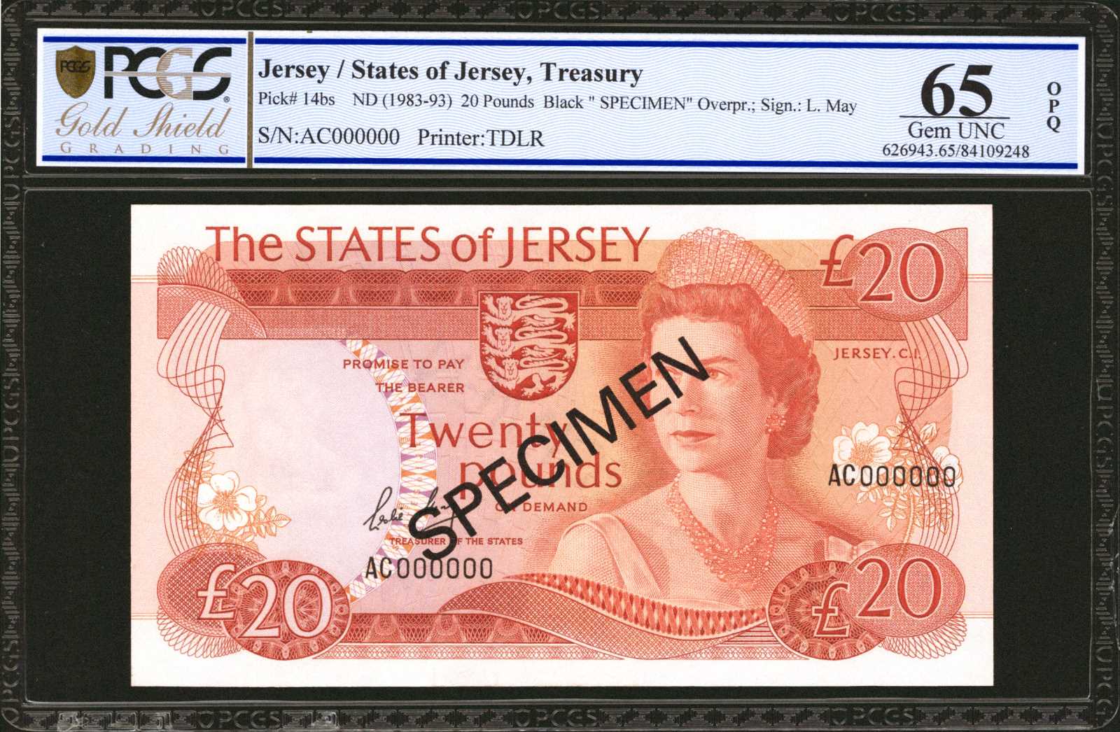 image for: Jersey  20 pounds (B114b)
