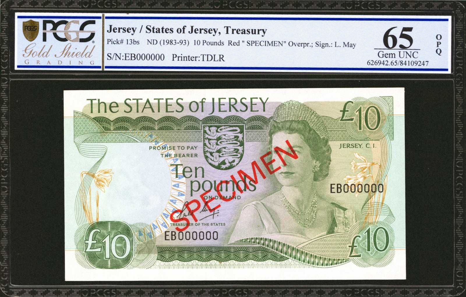 image for: Jersey  10 pounds (B113b)