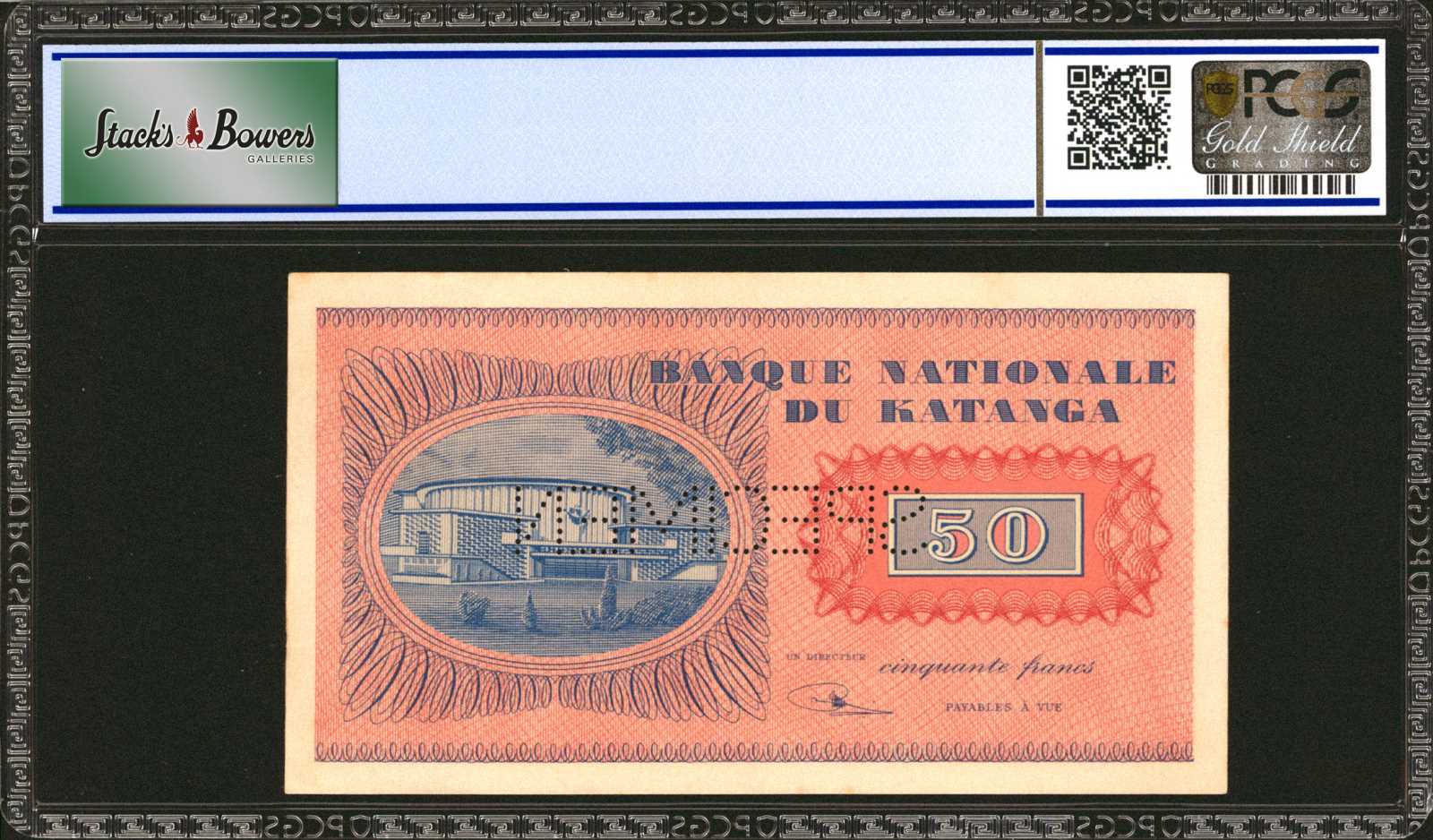 image for: Katanga  50 francs(B205ar2)