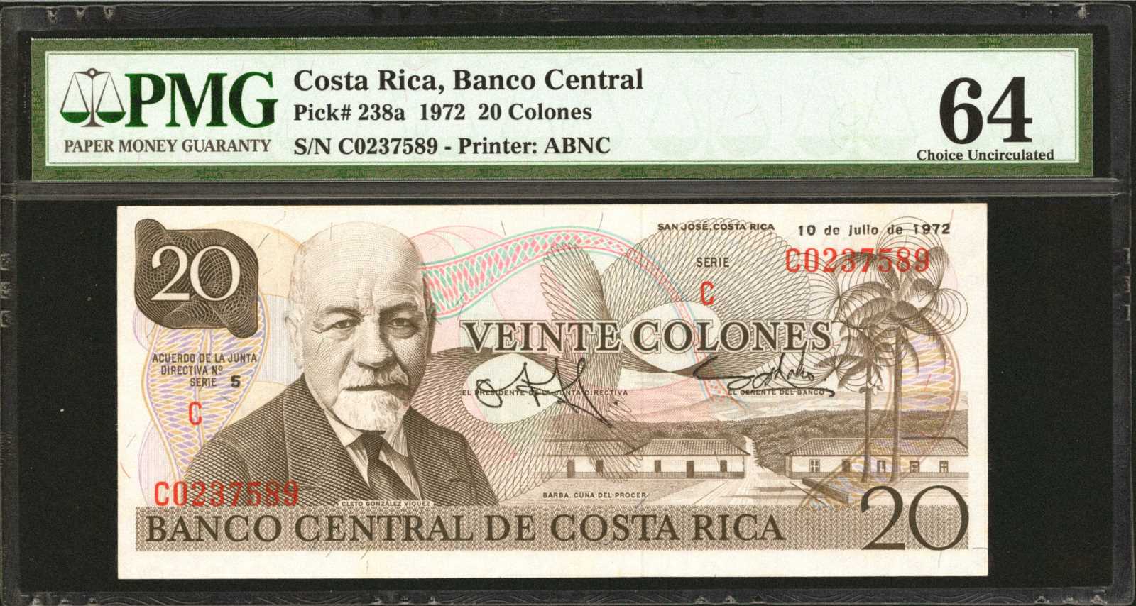 image for: Costa Rica  100 colones(B527a)