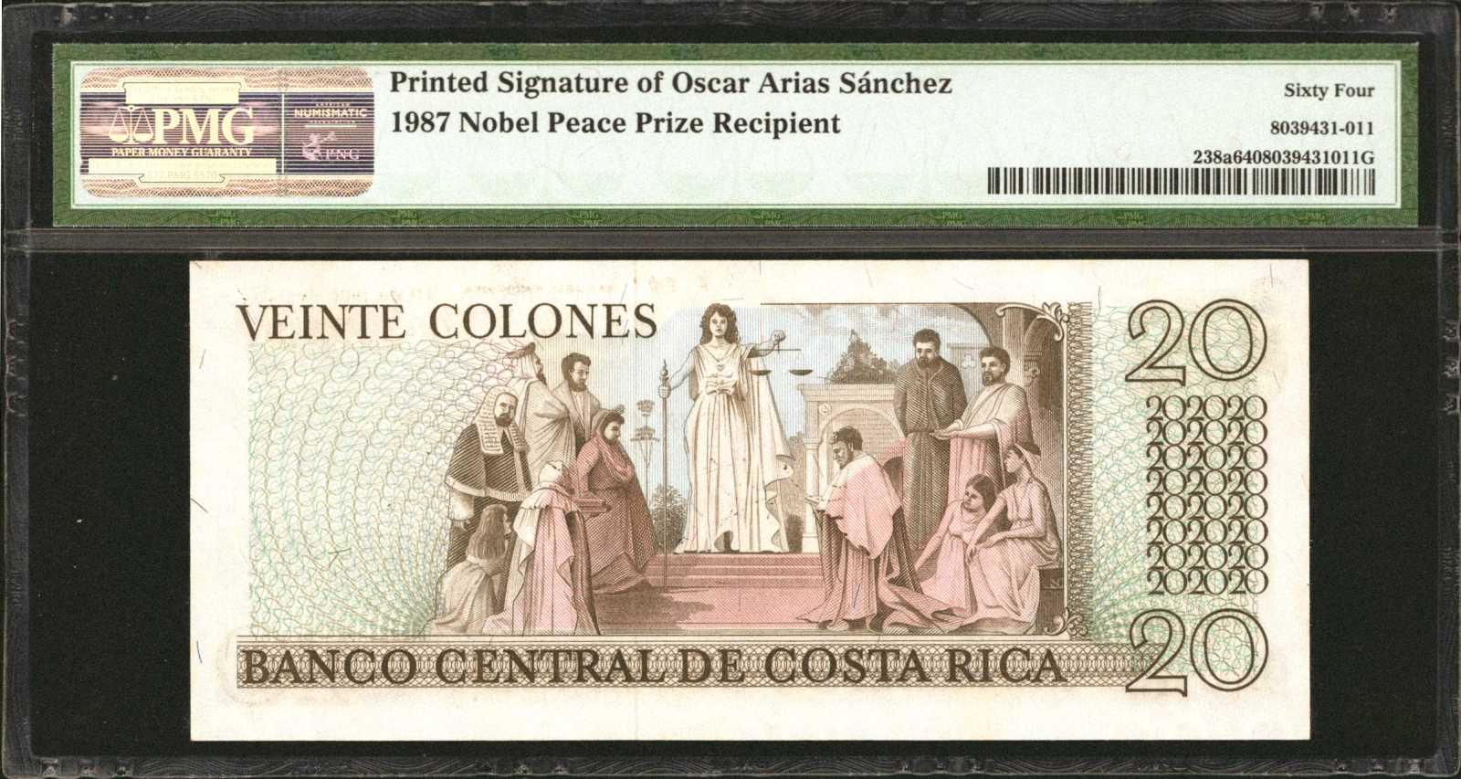 image for: Costa Rica  20 colones(B524a)
