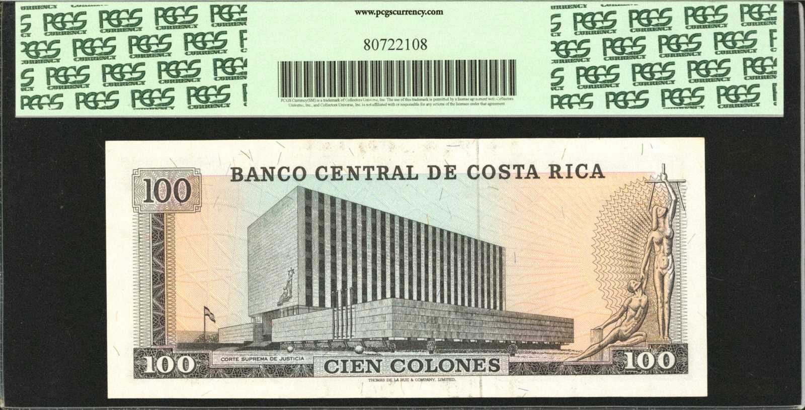 image for: Costa Rica  100 colones(B527a)