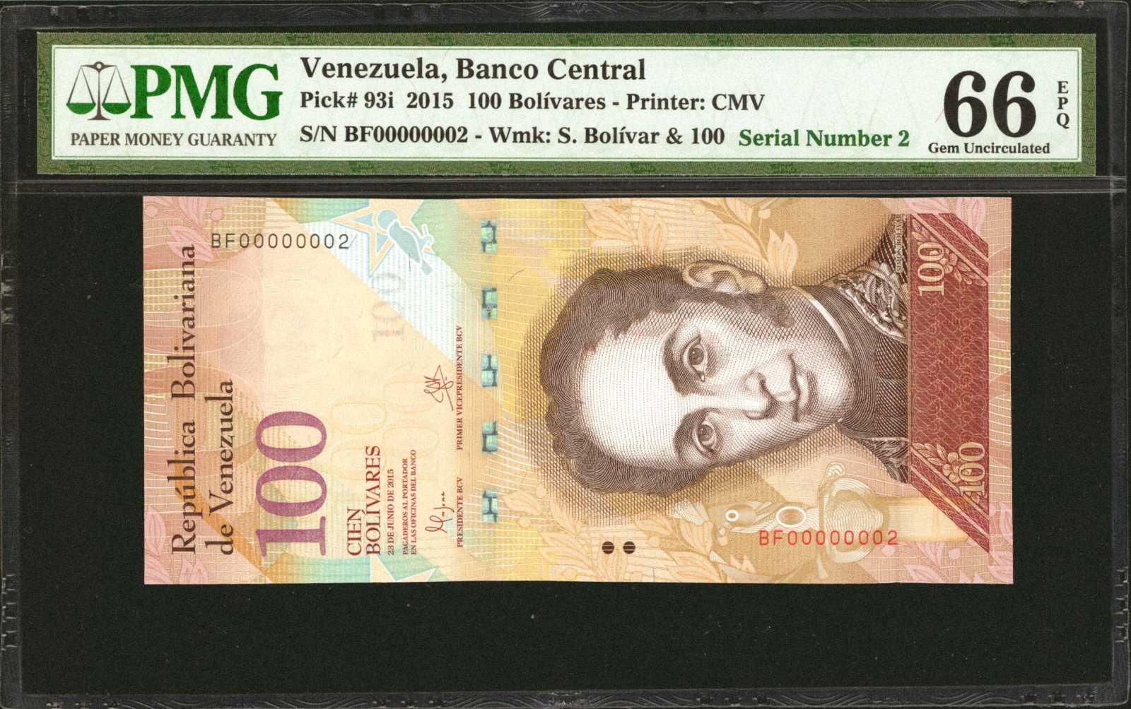 image for: Venezuela  100 bol?vares(B363az)