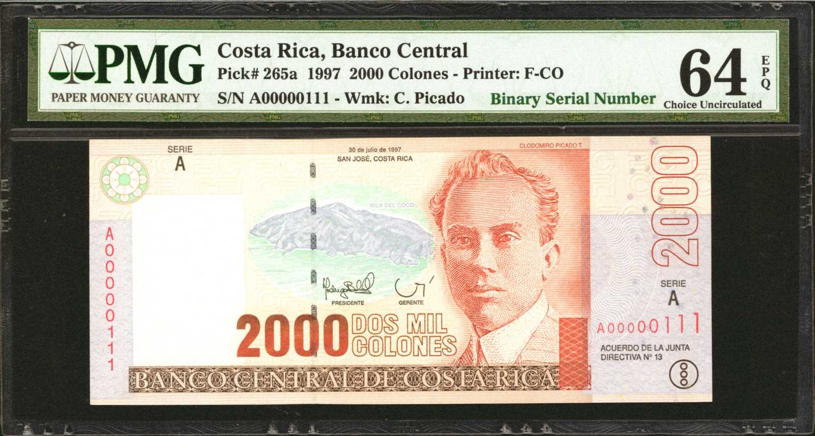 image for: Costa Rica  2,000 colones (B547bs)