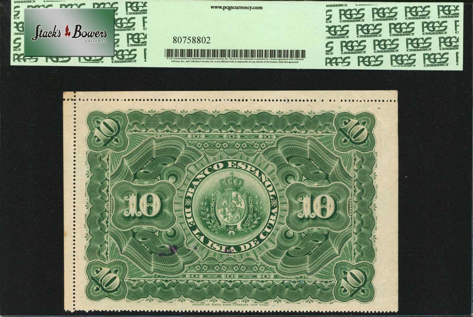 image for: Cuba  10 pesos fuertes (B307s)