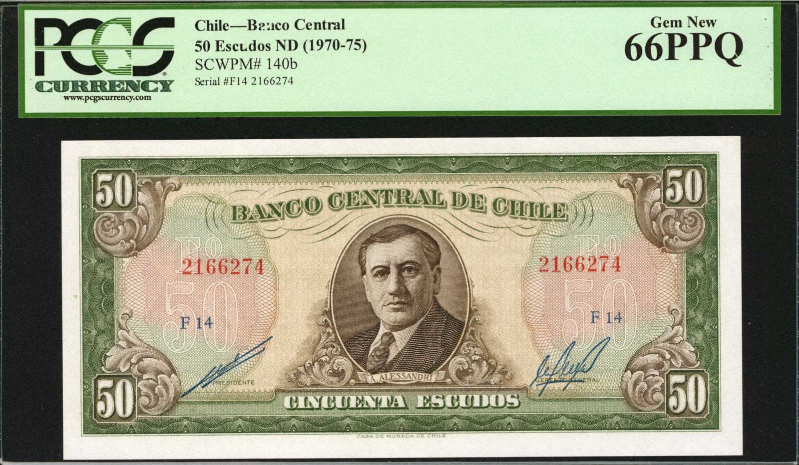 image for: Chile  50 escudos(B275as)
