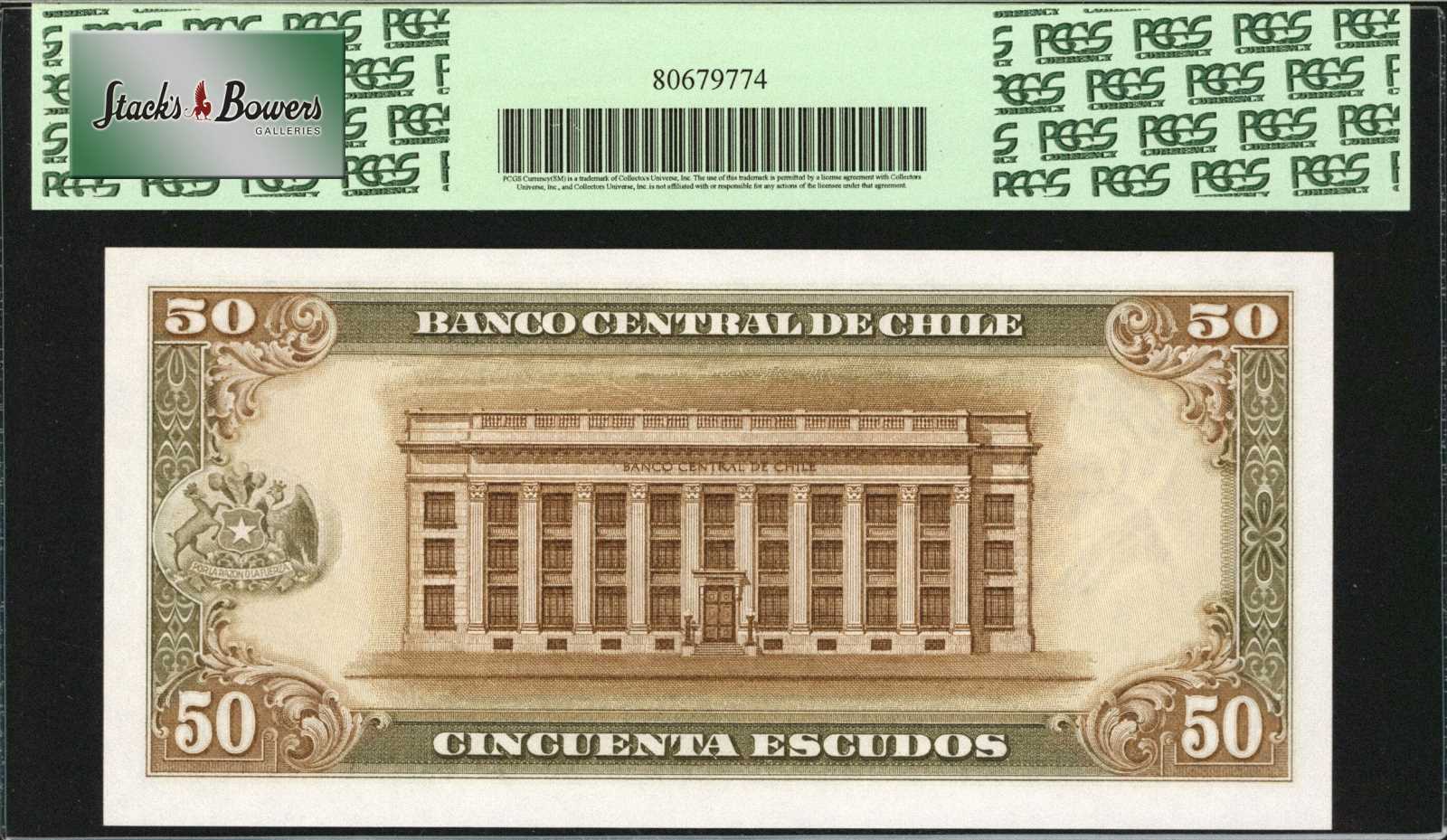 image for: Chile  50 escudos(B275d)