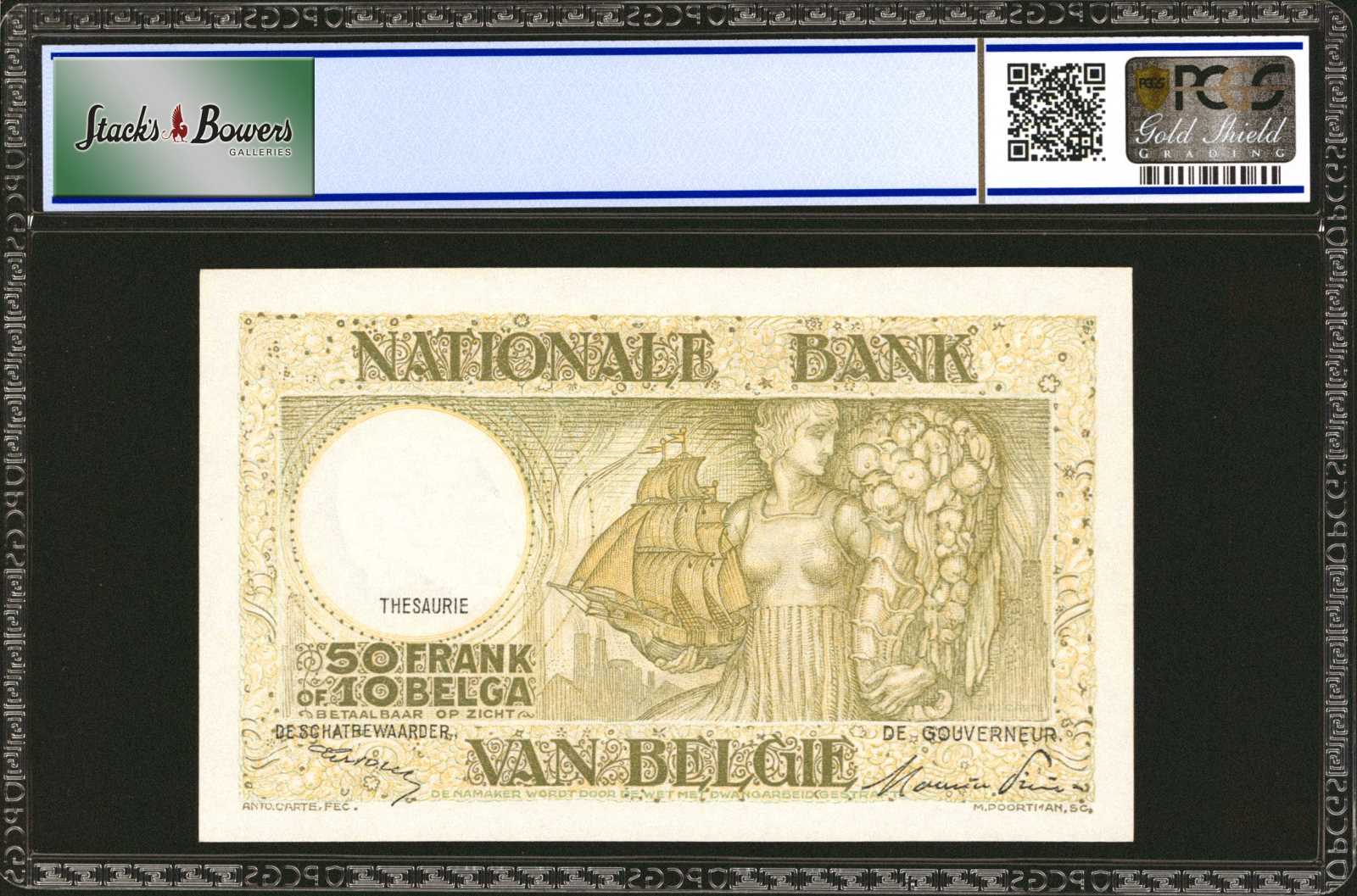 image for: Belgium  50 francs / 10 belgas (B557es1)