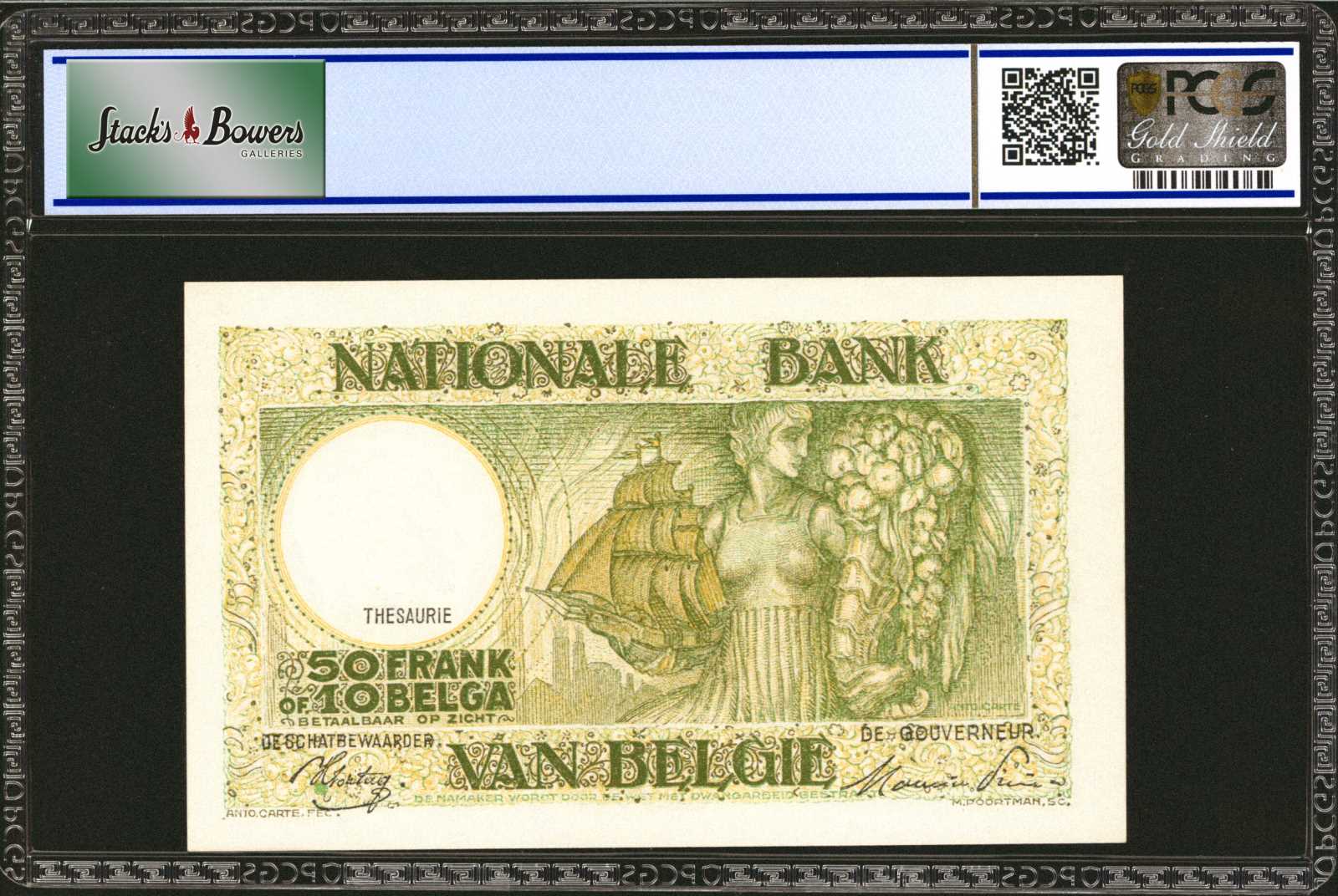 image for: Belgium  50 francs / 10 belgas (B557es3)