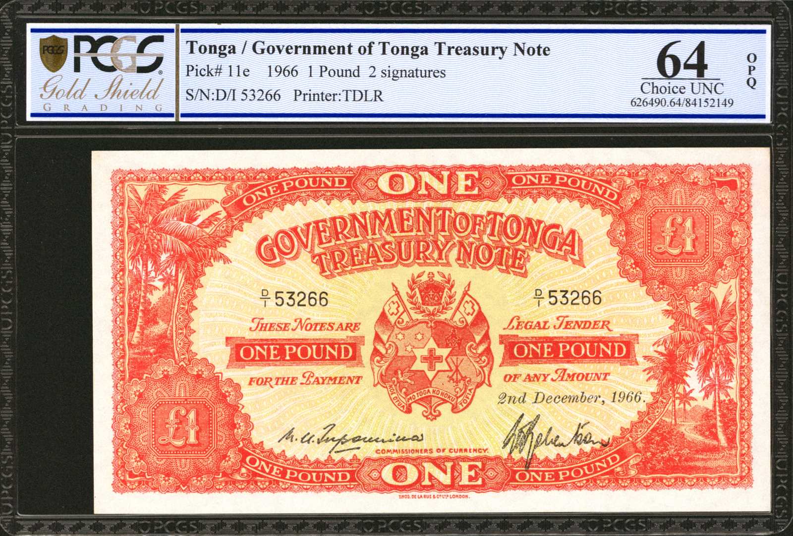 image for: Tonga  1 pound(B111l)
