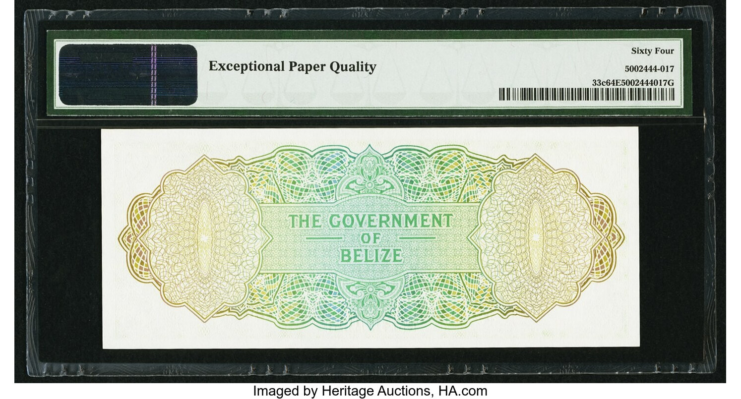 image for: Belize  1 dollar (B101cs)