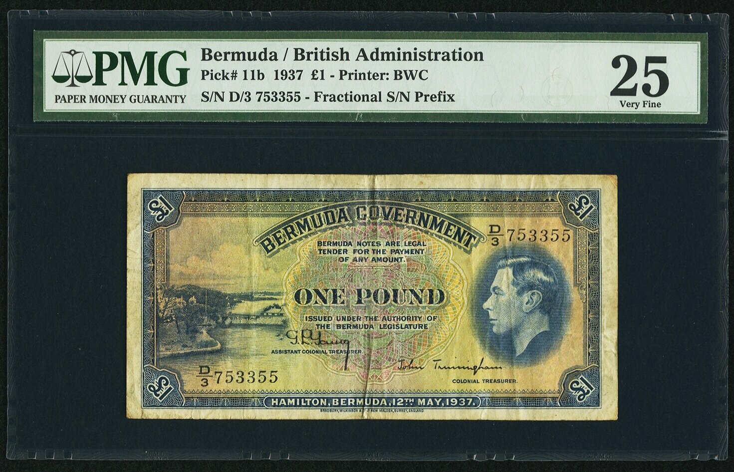 image for: Bermuda  1 pound(B111as)