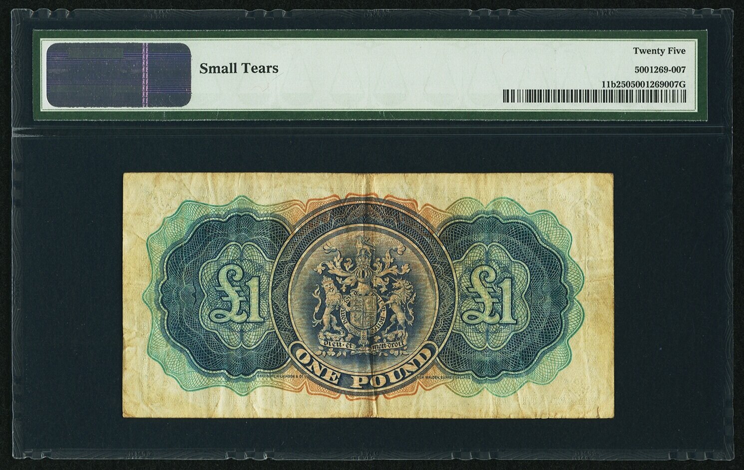 image for: Bermuda  1 pound(B111as)