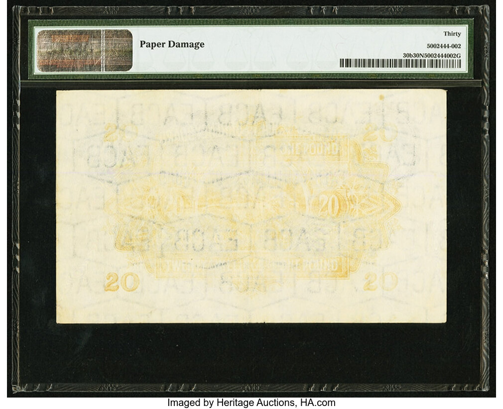 image for: East Africa  20 shillings = 1 pound(B219d)