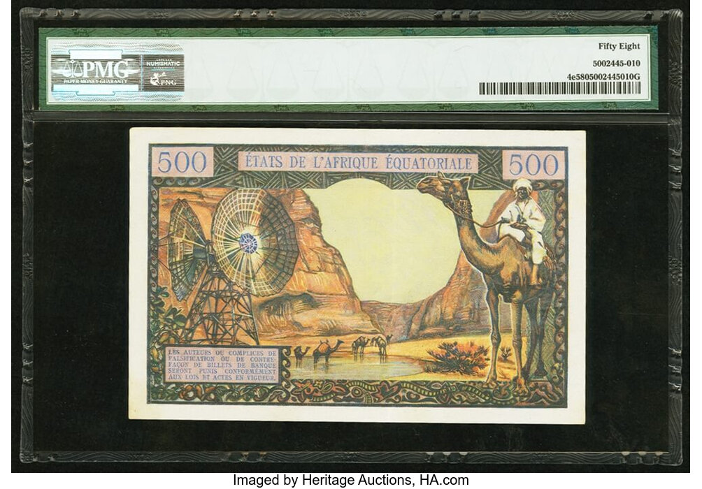 image for: Equatorial African States  500 francs(B202c)