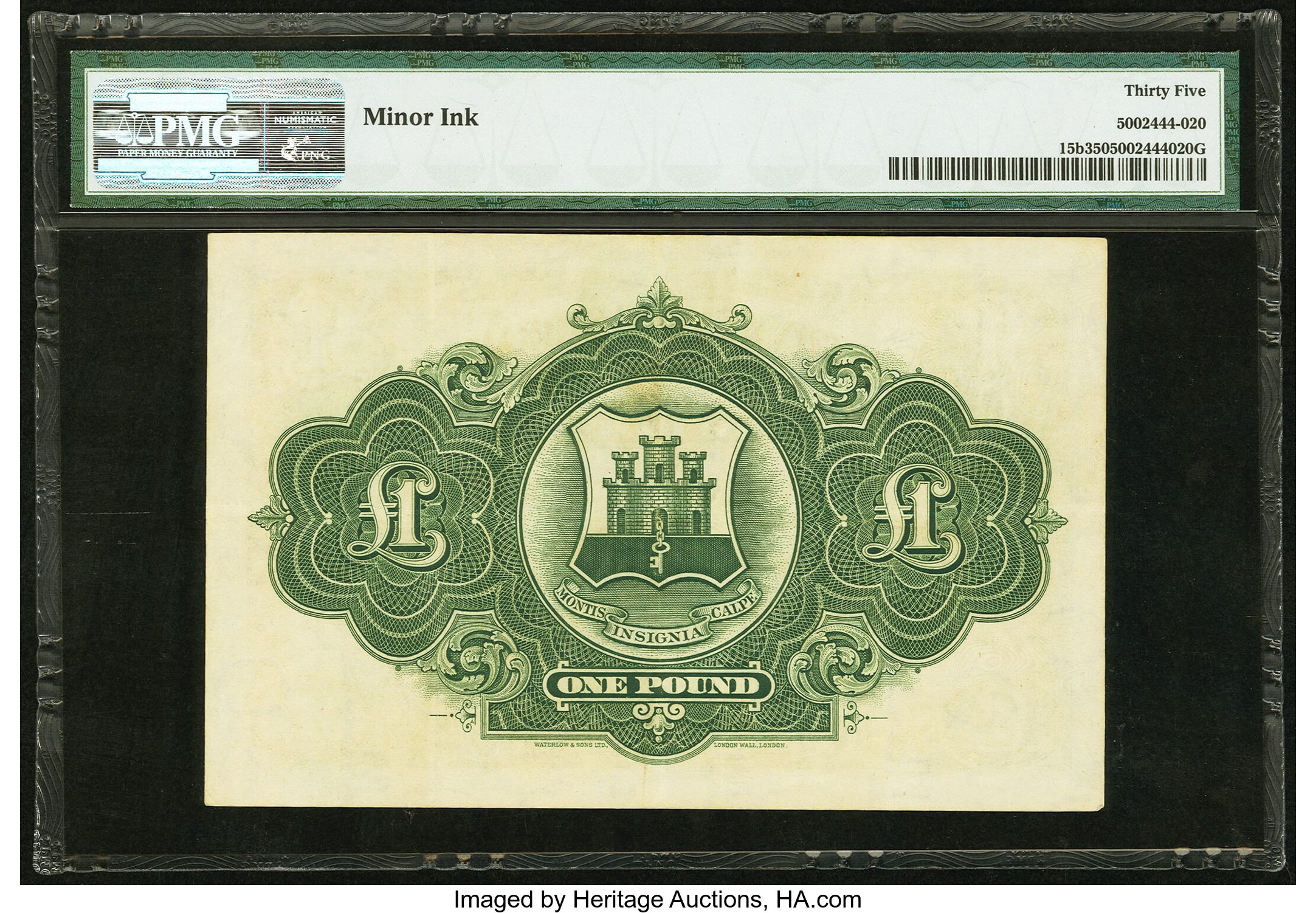 image for: Gibraltar  1 pound (B116a)