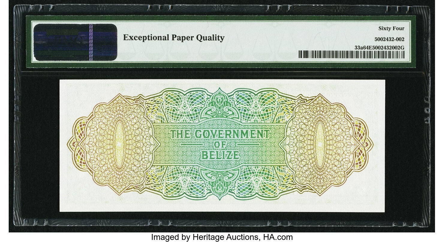 image for: Belize  1 dollar (B101cp)