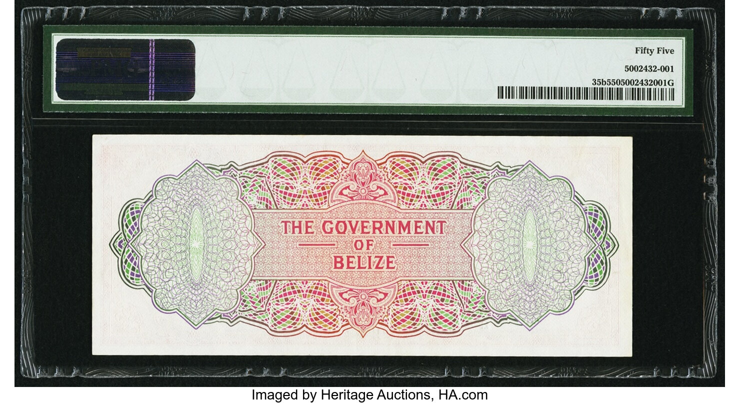 image for: Belize  5 dollars (B103s)