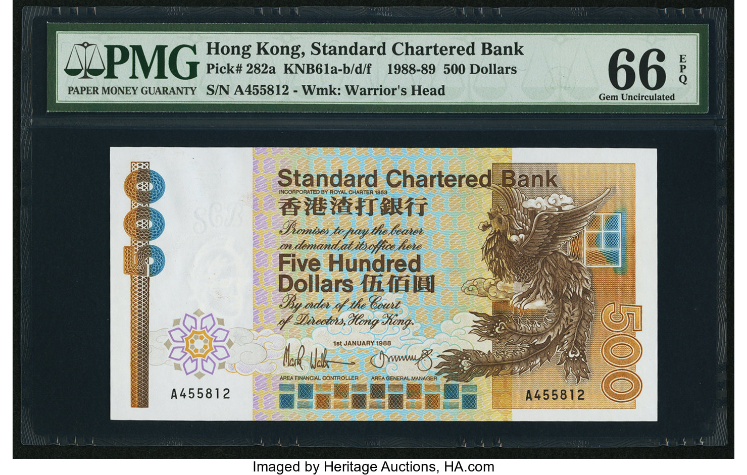 image for: Hong Kong  500 dollars (B405as)