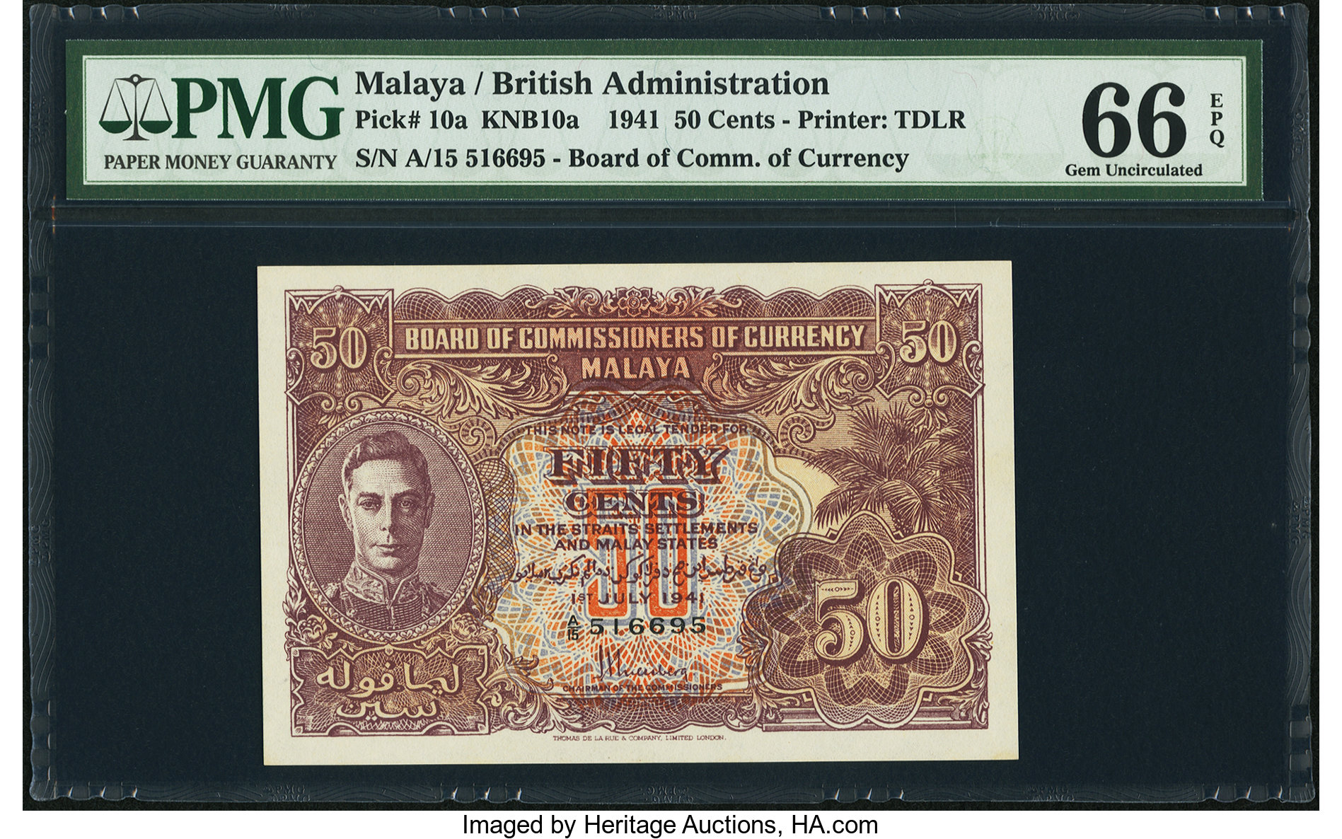 image for: Malaya  50 cents(B111c)