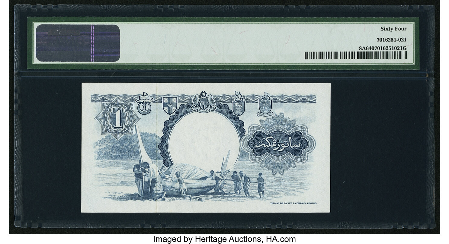image for: Malaya and British Borneo  1 dollar(B108a)
