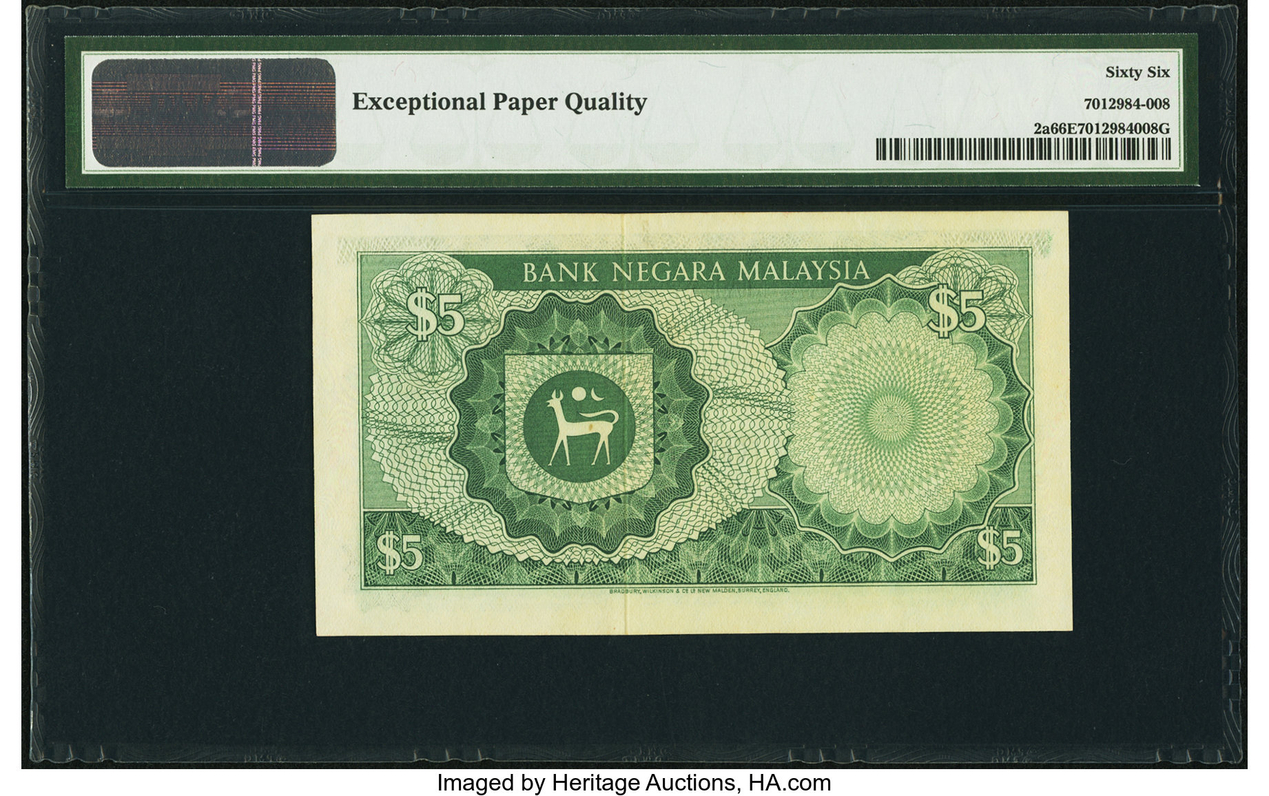 image for: Malaysia  5 ringgit (B102a)