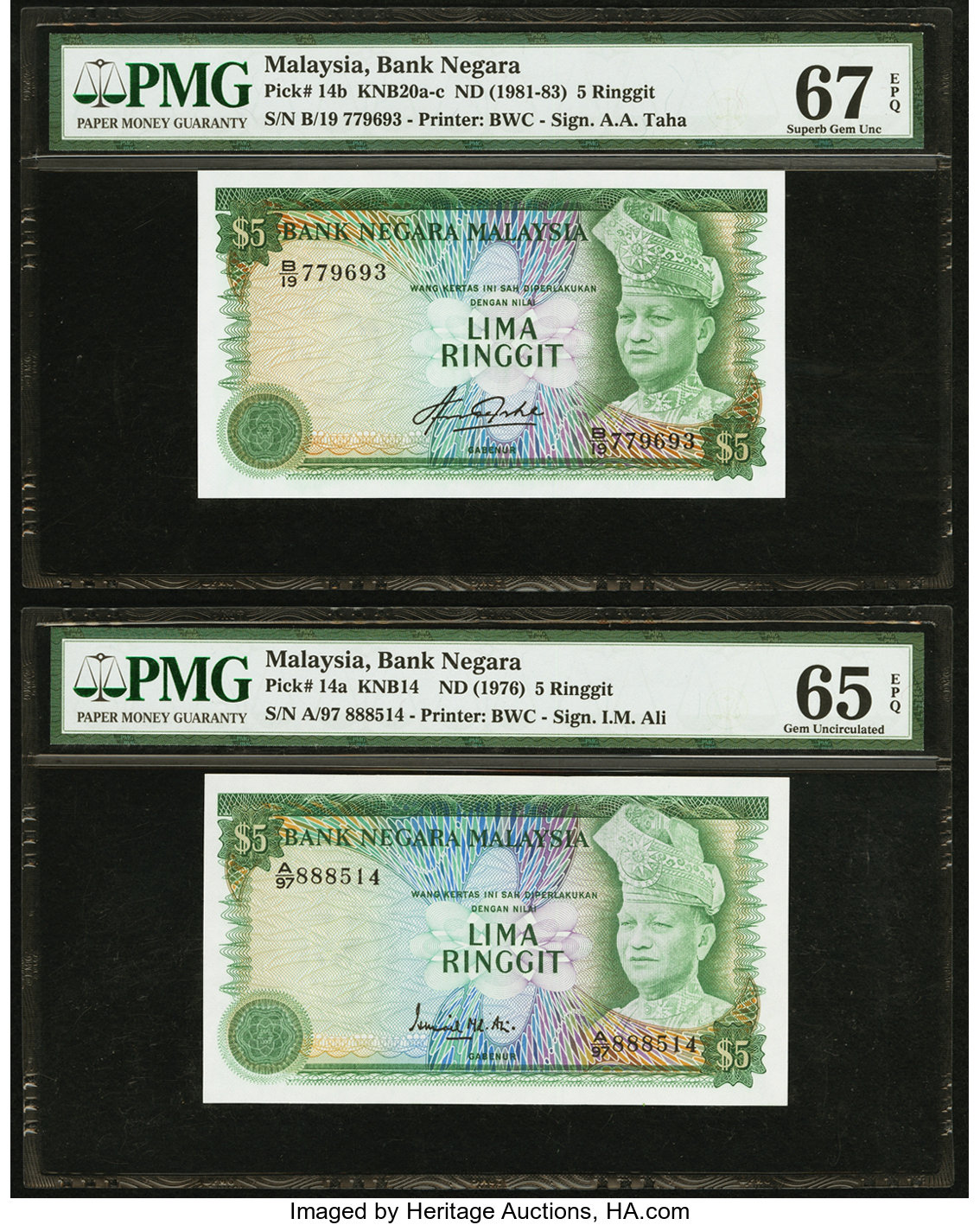 image for: Malaysia  5 ringgit (B114a)
